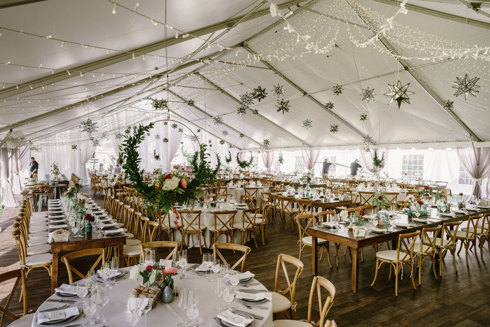 How to plan a tent wedding